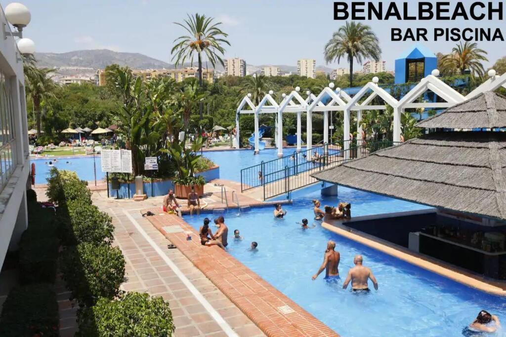Estudio En Benalbeach, Vistas Mar, Primera Linea Playa เบนัลมาเดนา ภายนอก รูปภาพ