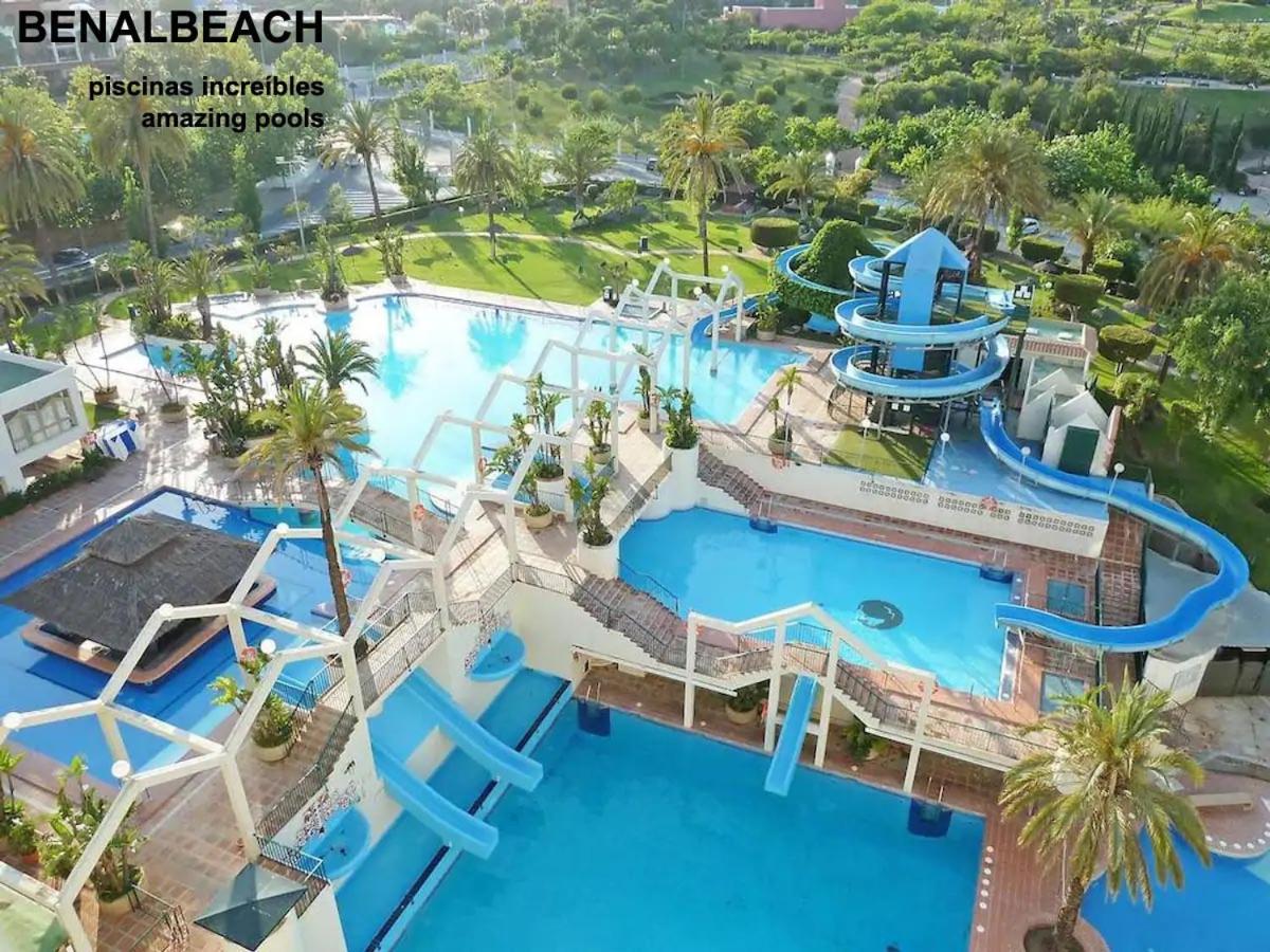 Estudio En Benalbeach, Vistas Mar, Primera Linea Playa เบนัลมาเดนา ภายนอก รูปภาพ